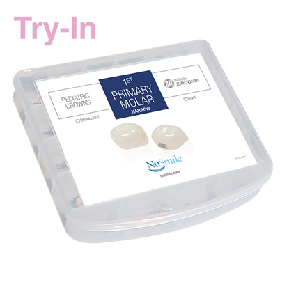Picture of NuSmile ZR Try-In 1st Primary Narrow Molar Kit