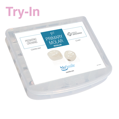 Picture of NuSmile ZR Try-In 1st Primary Regular Molar Kit